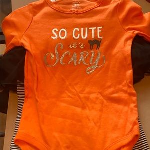 BNWT Carters Halloween 3 pc Set-Black Cats & Tutu leggings
